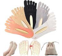 Orthoes Bunion Relief Socks,Projoint Antibunions Health Sock,Sock Align Toe Socks for Bunion,Anti Bunion Socks,Anti Bunion Socks for Women and Men,Bunion Pads To Wear With Shoes (10Pairs,Five Colors)