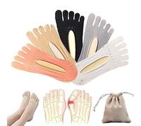 Orthoes Bunion Relief Socks,Projoint Antibunions Health Sock,Sock Align Toe Socks for Bunion,Anti Bunion Socks, Anti Bunion Socks for Women and Men,Bunion Pads To Wear With Shoes (5Pairs,Five Colors)