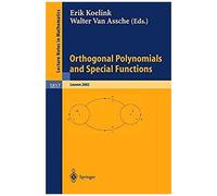 Orthogonal Polynomials And Special Functions
