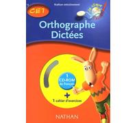 Orthographe Dictees Ce1. Avec Cd-Rom