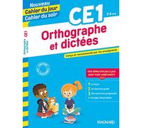 Orthographe et dictées CE1 - Nouveau Cahier du jour Cahier du soir