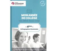 Orthographe Et Grammaire 4e - Edition 2021