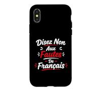 Orthographe Fautes de français Humour Grammaire Coque pour iPhone X/XS