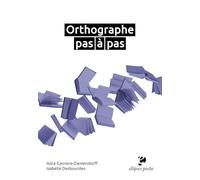 Orthographe pas à pas