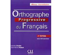 Orthographe progressive du français - Niveau Intermédiaire - Livre + CD - 2ème édition