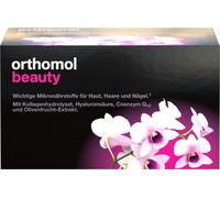 Orthomol Beauty pour femmes - micronutriments pour la peau, les cheveux et les ongles - avec acide hyaluronique, collagène et coenzyme Q10 - Recharge, 30 portions quotidiennes