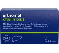 Orthomol Cholin Plus - pour le maintien d'une fonction hépatique normale - avec silymarine issue de l'extrait de chardon-marie, 30 portions journalières
