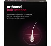 Orthomol Hair Intense - Micronutriments pour des cheveux magnifiques - avec biotine, cuivre et zinc, 1 dose journalière