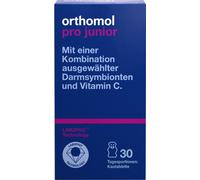Orthomol Pro junior - contient une combinaison de symbiotes intestinaux sélectionnés et de vitamine C, 30 portions quotidiennes