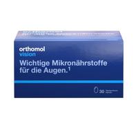 Orthomol Vision Capsules : combinaison de micronutriments pour la santé des yeux*, avec vitamine A, B2, zinc et DHA (oméga-3), lutéine et zéaxanthine, 30/90 portions journalières
