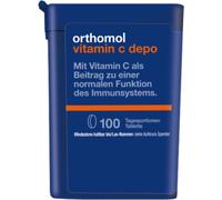 Orthomol Vitamin C depo - Complément alimentaire avec vitamine C contribuant au fonctionnement normal du système immunitaire, 100 portions journalières
