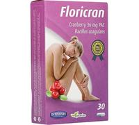 Orthonat - Floricran - Complément Alimentaire Confort Féminin - Intimité et Cycle Féminin - 452 mg d’Extrait de Canneberge par Gélule - PAC et Souches Microbiotiques - 30 Gélules