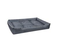 Orthopedic dog bed, Nid for chat amovible et imperméable, doux, à haute résilience, résistant aux griffures et à l'usure, toutes saisons, lit carré for chien ,Memory foam dog bed(Red,XL(90x60cm))