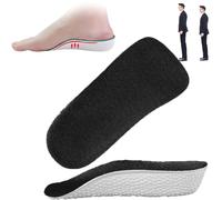 Orthopedic High pad 1.0 / semelle surélevée, Orthopedic High pad 1.0, première semelle surélevée orthopédique, semelle surélevée orthopédique pour les douleurs de la voûte plantaire (3.5cm,Noir)