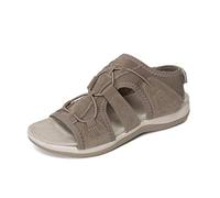 Orthopédique Sandale Sandales De Sport for Marcher Sur L'eau De Plage Avec Soutien De La Voûte Plantaire Sandales De Randonnée Confortables for Femme Orthopédique Sandale ( Color : Khaki , Size : 38 E