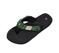 Orthopedique Tongs Femme Confortable Compensées Plateforme Tongs En Strass Pantoufle Open Toe Antidérapantes Sandales À Enfiler Slip-On Vintage Doux Chaussons De Plage De Bain Pour Plage Piscine