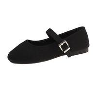 OrthopéDiques Femme Shoes DéContractéEs Bottes De Neige Taille 8 Noir Shoes à Boucle léopard pour Femmes, Commerce extérieur féminin, Printemps et été, Nouvelle Mode européenne(Black, 39)