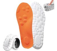 Orthopédiques, Idéales Pour Le Sport Et La Vie Quotidienne, Respirantes, Douces, Amortissantes Les Chocs, Pour Homme Et Femme, Chaussures De Travail (Orange,43/44)