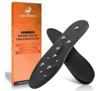 ORTHOPEO Semelles d'acupression avec aimants - Fixation stable des aimants améliorée - Semelles de massage des zones réflexes pour homme - Taille unique découpable pour toute chaussure