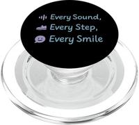 Orthophonie Maman Défenseur Non Verbal des pensions Alimentaires pour Enfants PopSockets PopGrip pour MagSafe