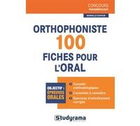 Orthophoniste - 100 fiches pour l'oral Murielle Dufour (Auteur)