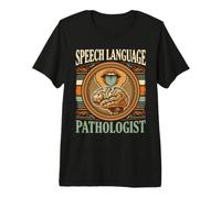 Orthophoniste Anatomie cérébrale T-Shirt Haut de Gamme