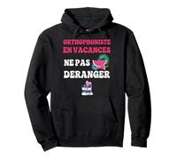 Orthophoniste en Vacances Cadeau Humour Femme Fin d'année Sweat à Capuche