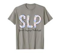 Orthophoniste floral SLP Orthophonie Femmes T-Shirt