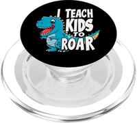 Orthophoniste I Teach Kids to Roar Dinosaur Dino PopSockets PopGrip pour MagSafe