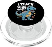 Orthophoniste I Teach Kids to Roar Dinosaur Dino PopSockets PopGrip pour MagSafe