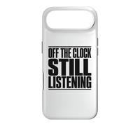 Orthophoniste Off The Clock Still Listening Funny SLP Coque pour iPhone Air