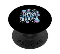 Orthophoniste SLP drôle, Je Parle couramment Une Bulle PopSockets PopGrip Adhésif