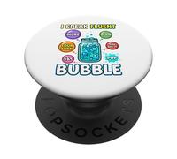 Orthophoniste SLP Funny I Speak Bubble Language PopSockets PopGrip Adhésif