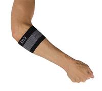 Orthosleeve ES3 Coudiere tendinite | Technologie Exclusive de Compression 3 Zones® | Gonflement, arthrite, épicondylite latérale et médiale, soulagement de la douleur, Noir taille S