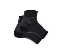 Orthosleeve® FS6 Manchon de pied | Noir - taille L | Technologie Exclusive de Compression 6 Zones® | Fasciite plantaire, douleur au talon & soulagement du gonflement | 1 paire | Confort 24/24 7/7