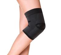 Orthosleeve® KS7 Genouillère Noir - Taille L | Technologie exclusive de compression à 7 zones | Genoux de coureurs, rotulienne, ITBS, gonflement et arthrite | Moules à la forme du genou | Léger | Stimule la circulation sanguine