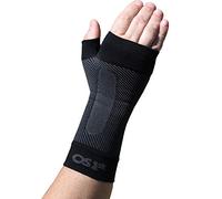 Orthosleeve® WS6 Manchon de poignet | Noir - taille S | Technologie Exclusive de Compression 6 Zones® | Léger, confort flexible | Design ajustable | Syndrome du canal carpien, entorse, arthrite, soulagement de la douleur | Améliore la circulation