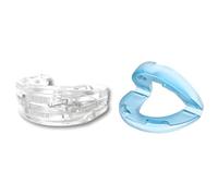 Orthovita SomniClear Anti Ronflement Réglable Réutilisable Pour Homme Femme (Blanc + Bleu)