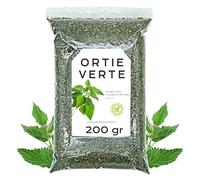 Ortie Séchée 200 g - Feuilles Coupées pour Infusion - Qualité Alimentaire - Thé en Vrac