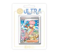 Ortiga 219/197 Dresseur Full Art Secrète - Myboost X Écarlate et Violet 3 Flammes Obsidiennes - Coffret de 10 Cartes Pokémon Françaises