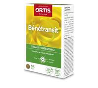 LABORATOIRES ORTIS - BENETRANSIT - Favorise le Transit Intestinal grâce aux extraits de Séné, d’Artichaut & de Fenouil - Ingrédients 100 % d’Origine Naturelle - 54 Comprimés - 20 g