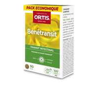 ORTIS Complément alimentaire Bénétransit – Favorise le transit intestinal – 90 comprimés