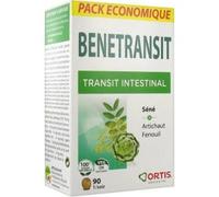 ORTIS Complément alimentaire Bénétransit – Favorise le transit intestinal – 90 comprimés