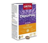 Ortis - DépurFoie 60 Comprimés - Complément Alimentaire pour Détoxifier et Soutenir les Fonctions du Foie - Confort Digestif - 100% Naturel à base d’Artichaut et de Pissenlit