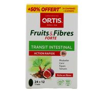 Ortis Fruits & Fibres Forte Transit Intestinal 24+12comp
