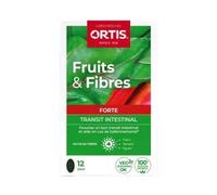 ORTIS 40061173 Fruits&Fibres Forte Transit itestinal 12 Comprimés