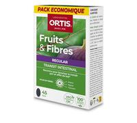 Ortis Transit Intestinal Fruits & Fibres Regular Pack Eco 45 comprimés