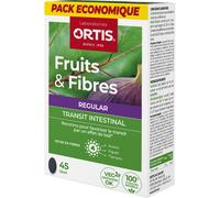 Ortis Fruits & Fibres Regular Transit Intestinal Ecopack 45 Comprimés