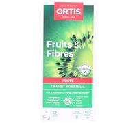 Ortis Fruits & Fibres Forte Complexe Transiplus ® 12 sticks - Transit