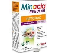 ORTIS Complément alimentaire Minacia Regular Estomac – à la guimauve – 100% naturel – 36 comprimés